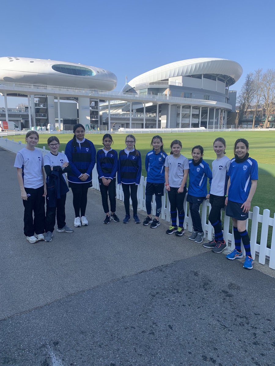LatPrepSport's tweet photo. Lots of very excited @LatPrepSport Year 6 girls at Lords for the MCC Under 11 tournament today. #homeofcricket 🏏 https://t.co/ADdl98uS5t