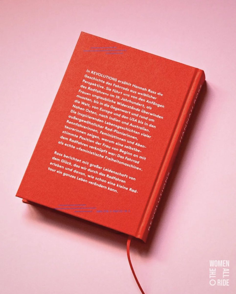 TheWomenAllRide's tweet photo. Heute erscheint „Revolutions: Wie Frauen auf dem Rad die Welt veränderten“ von Hannah Ross - ein tolles Buch über #Fahrrad und #Emanzipation! Für jedes heute bestellte Buch geht 1 Euro an @bike_bridge und uns. 
Danke @mairischverlag 💜♥️ #IWD22 

🛒⬇️
https://t.co/EDKGq3aNIn https://t.co/quNcOlQeAk