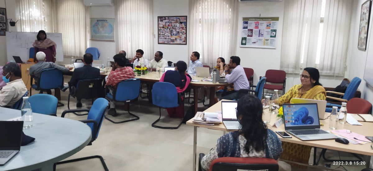STRIDE_IGNOU's tweet photo. Workshop on ‘NEP-2020: e-Assessment for Online Programme’, 7-9 March 2022, organised by STRIDE, IGNOU, New Delhi
08 march 2022 (Tuesday) 
Session 7: Project Proposal and project Evaluation in MOODLE
Session 8: H5P in MOODLE
Session By Dr. G. Mythili, Deputy Director, STRIDE https://t.co/AZz6LZ5ppC