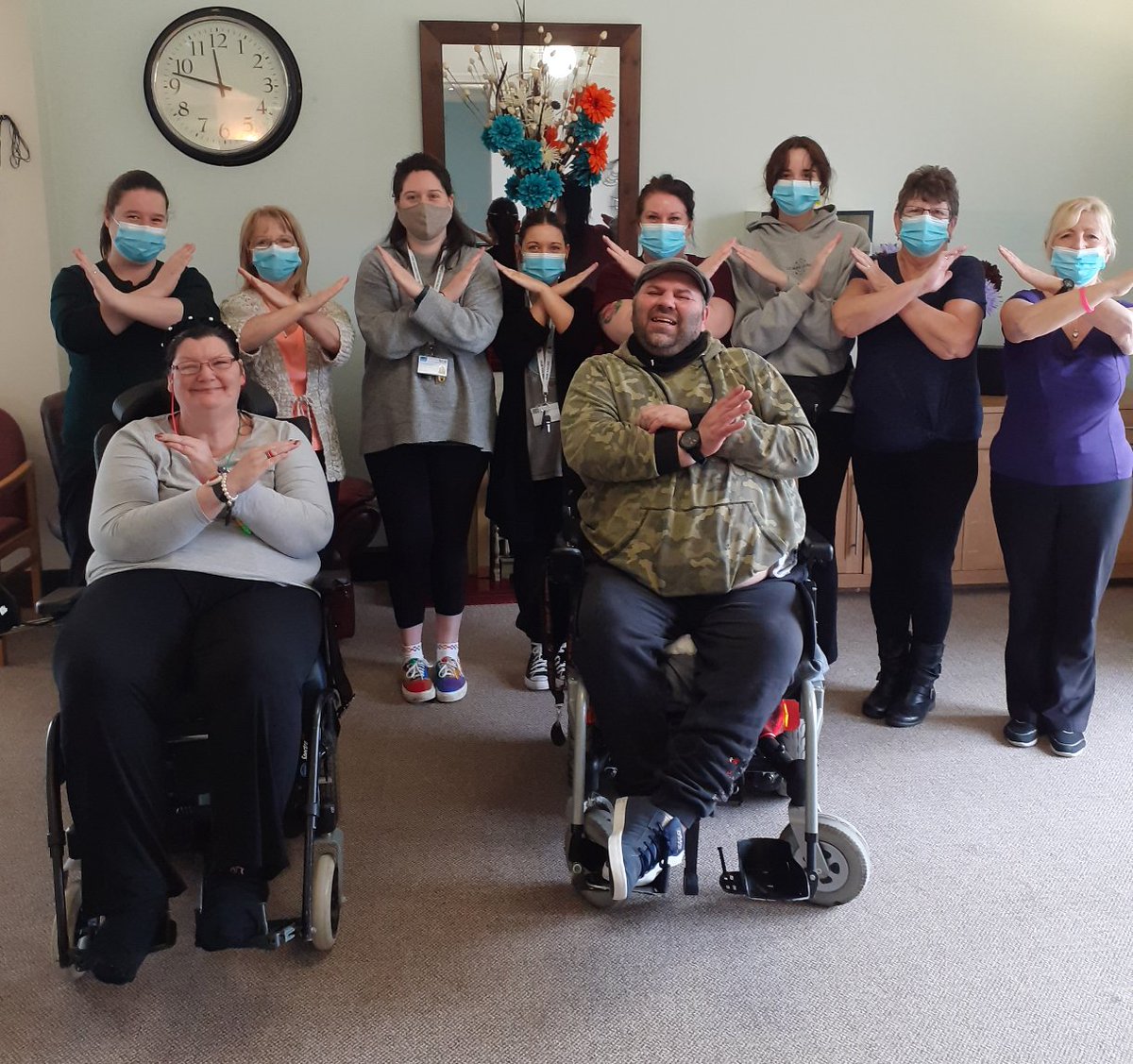 Today, for #InternationalWomensDay, our staff and people we support at Daniel Yorath House, Jane Percy House and Victoria House show our solidarity with this year’s theme, #BreaktheBias, imagining a world free of bias, stereotypes, and discrimination. #IWD2022