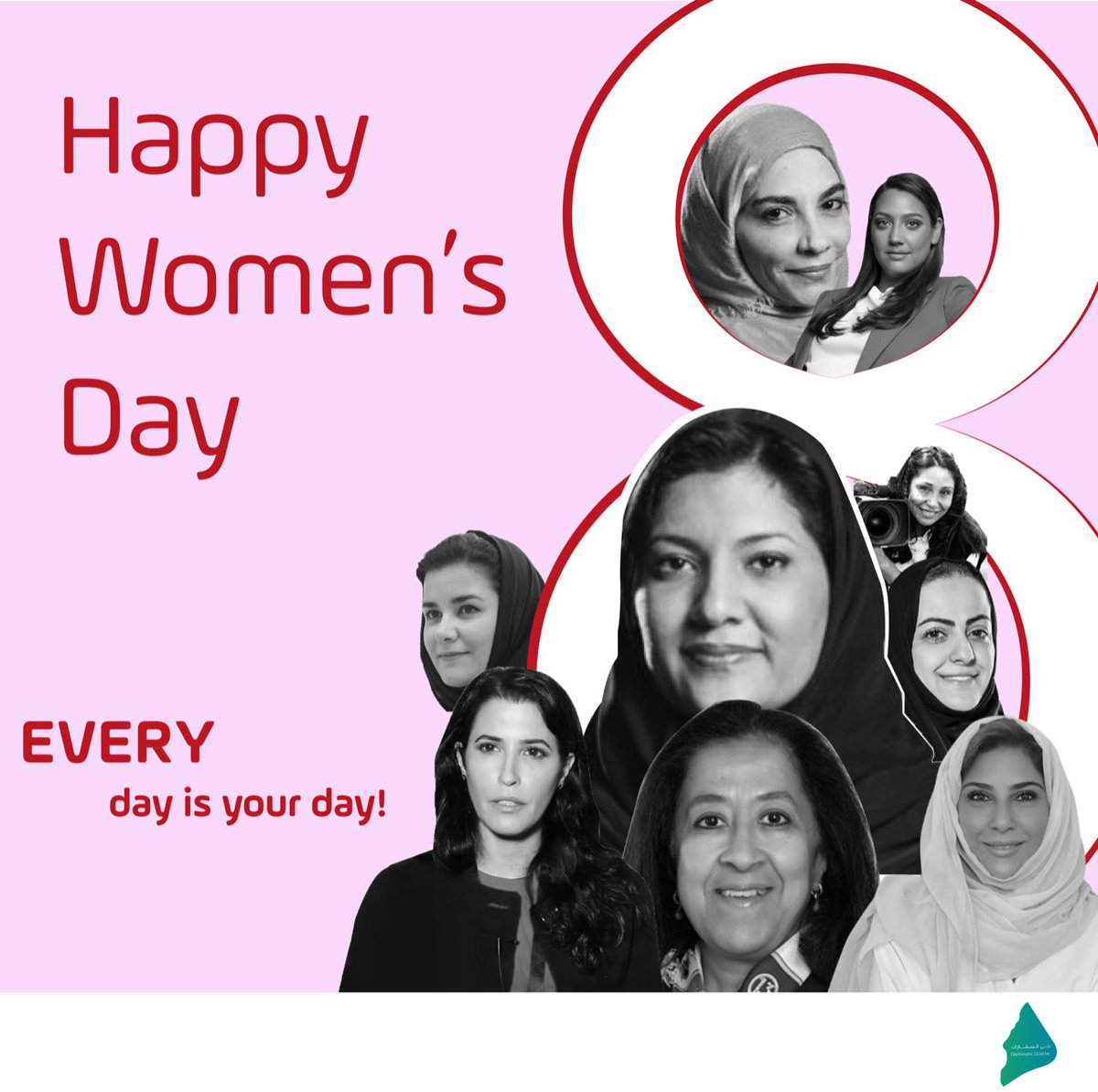 SaudiDQ's tweet photo. To those women changing the game, history, and the narrative; Your difference is valued &amp; celebrated. Continue to forge your inspiring leadership.
#InternationalWomensDay 
#IWD https://t.co/GtfK31shGz