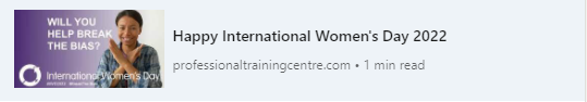 PT_Centre's tweet photo. Happy #InternationalWomensDay everyone! 

https://t.co/hfqri8ha4I https://t.co/fgVqwL37y4