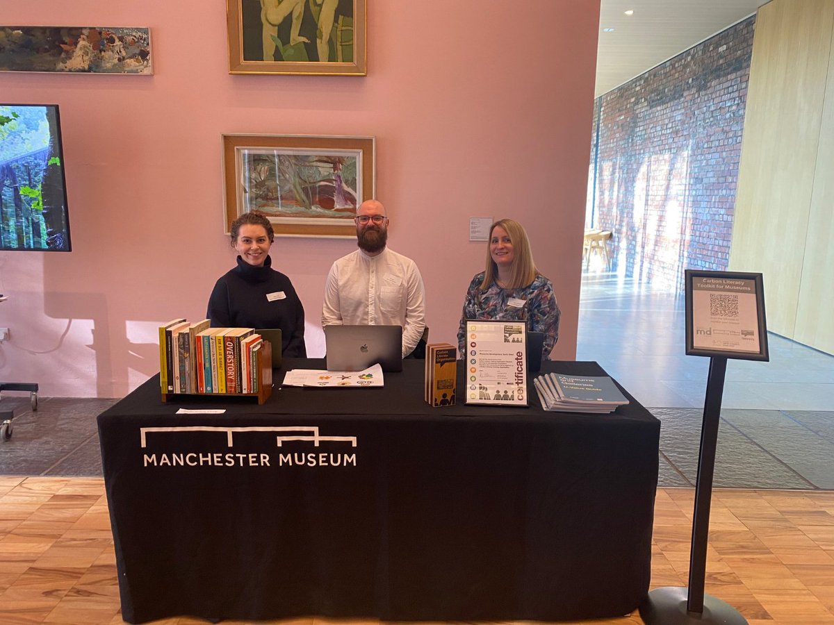 Carbon_Literacy's tweet photo. We are at @nmdcnews's conference 'Museums and Galleries Responding to the Climate and Ecological Crisis' at @WhitworthArt today!๐ผ
Come and chat with us and @MuseumDevNW about #CarbonLiteracy in the Carbon Literacy lounge! #GreenConf #CLMuseums #RootsandBranches https://t.co/HnVt7fkFD4