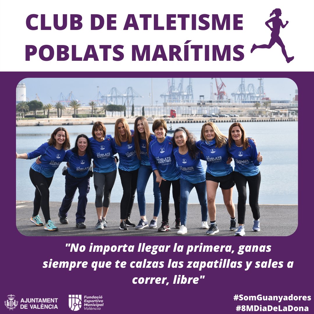 FDMValencia's tweet photo. 🏃🏻‍♀️ Al @ca_poblats  tenen clar que la igualtat i la inclusió són fonamentals

👏Moltes gràcies a Beatriz Silvestre i al seu guia Pablo Montoro, i moltes gràcies també a Nagore Folgado García, per la seua participació a la campanya #somguanyadores♀️

#8M #8diadeladona https://t.co/ESRy3euboW