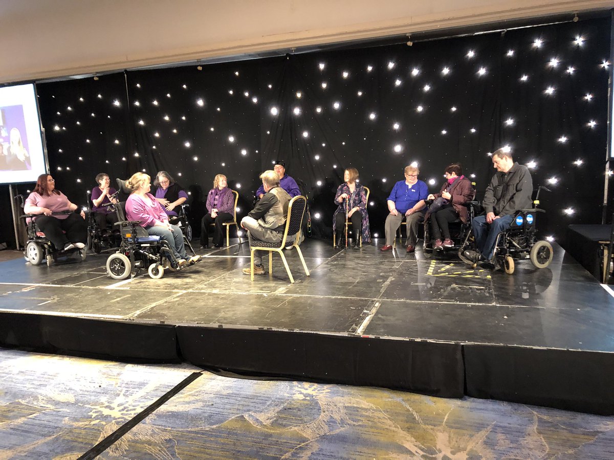 tressaburke's tweet photo. .@GDA__online #PPPs rehearsing and doing sound checks ahead of #TripleWhammy #DisabledWomen #IWD2022 https://t.co/TInWFjehKu