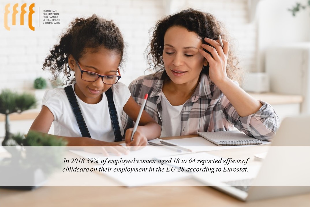 Whilst providing women with affordable and quality solutions to externalise domestic and care responsibilities, #PHS foster the reconciliation of work and family life. #IWD2022 
Source Eurostat: bit.ly/3hMl2jQ