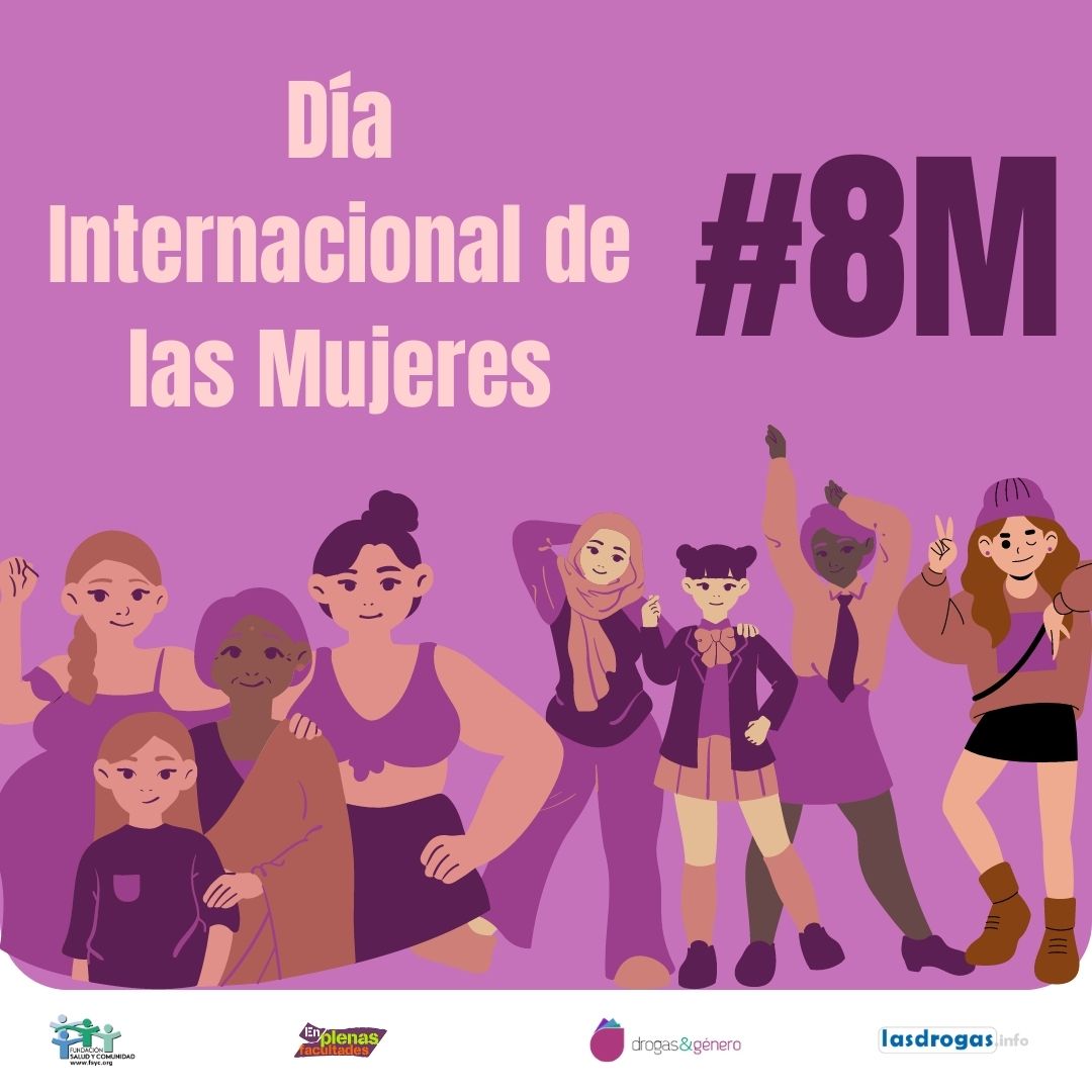 ObsNoctambulas's tweet photo. Hoy, #8M, Día Internacional de las Mujeres, el Departamento de Prevención de @fundsalcom (línea #DrogasGenero y otros proyectos afines; @Malva_FSYC, @EPfacultades, @ObsNoctambulas, @lasdrogasinfo y otras iniciativas de investigación y prevención) reivindicamos la lucha feminista. https://t.co/FATzelC3w3