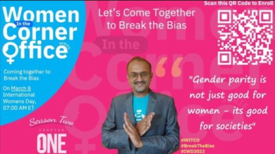 <a href="/IbmTweeps/">Tweeps@IBM</a> Break the Bias IWD <a href="/ibmconsulting/">IBM Consulting</a> Wishing a Happy International Women’s Day #IWD2022 #WITCO  <a href="/IbmTweeps/">Tweeps@IBM</a>
<a href="/SudhirMallikar1/">Sudhir Mallikarjuna</a> <a href="/AmitDube09/">Amit Dube</a> <a href="/gurvinderalagh/">Gurvinder Alagh</a> <a href="/shalualfred/">Shalini M</a> <a href="/IamLJ93223891/">Lokesh Junjeerappa</a> <a href="/SenguptaUtsab/">Utsab Sengupta</a> <a href="/ajaz_sharief/">Ajaz Sharief</a> <a href="/mrasuman/">Suman Avula</a> @Grahamvieyra17 <a href="/aithal_nk/">Nanda Kishore Aithal</a>