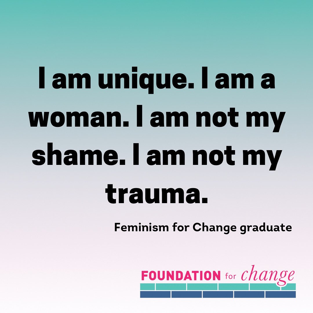 For #InternationalWomensDay we want to share this powerful quote from one of our graduates. #feminism #addictionrecoveryforwomen