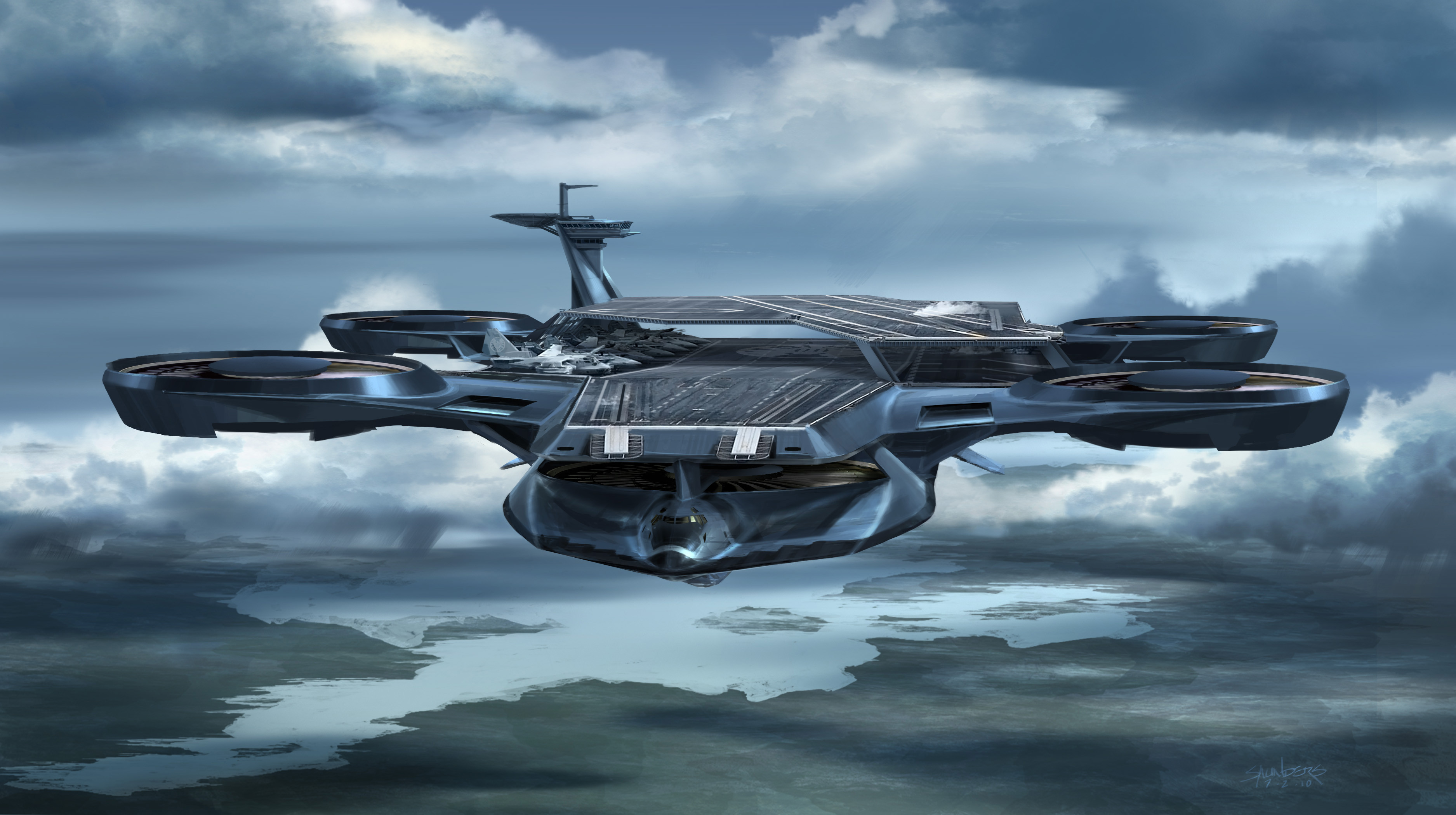The Spaceshipper 🚀 on X: "Avengers (2012): Early Helicarrier design, art  by Phil Saunders With a "space shuttle-influenced" look.  https://t.co/QyOfi5DjzO" / X
