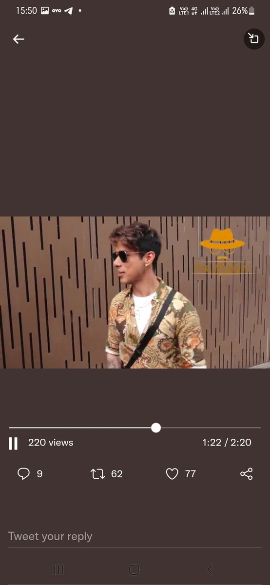 shreeb03's tweet photo. #BiggBoss15 Star #PratikSehajpal spotted promoting his song #PyaraHai https://t.co/Yp7cSY2ILw