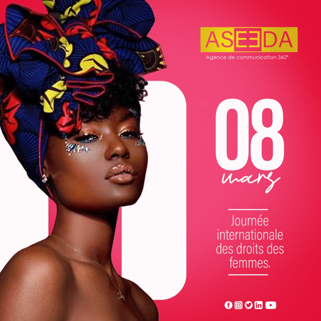 sarlaseeda's tweet photo. En cette Journée internationale des droits de la femme, nous honorons les femmes et les filles du monde entier.

#agencedecommunication #communication  #aseeda https://t.co/6gAC3G3KYL
