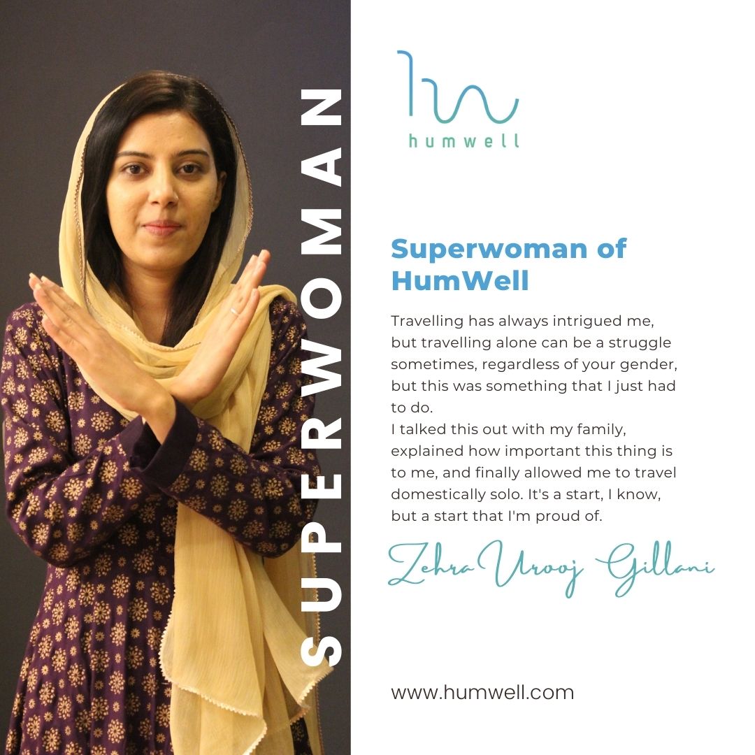 hum_well's tweet photo. Meet our #Superwoman of Humwell - Zehra Urooj Gillani!
#InternationalWomensDay
#BreaktheBias
#Humwell https://t.co/lrpDS4yEuH