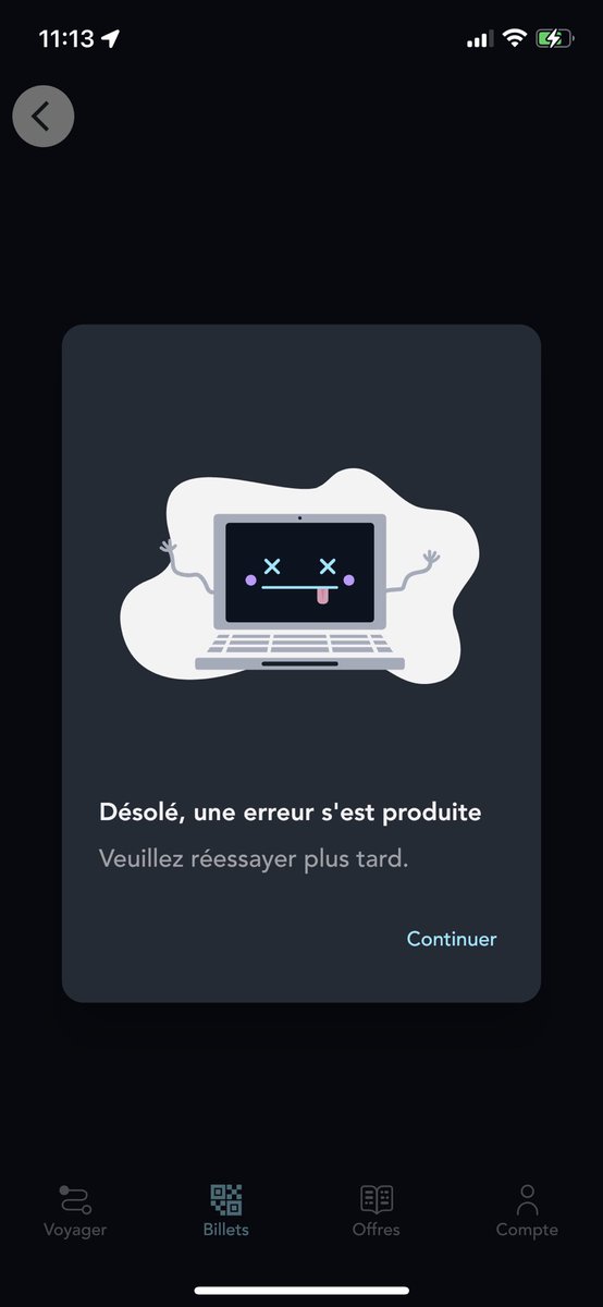 FranckFFL's tweet photo. @SNCFConnect ça fait 2h que j’essaie de payer sans succès ma réservation et toujours ce message. Encore un bug? https://t.co/kV1wVCdvvk
