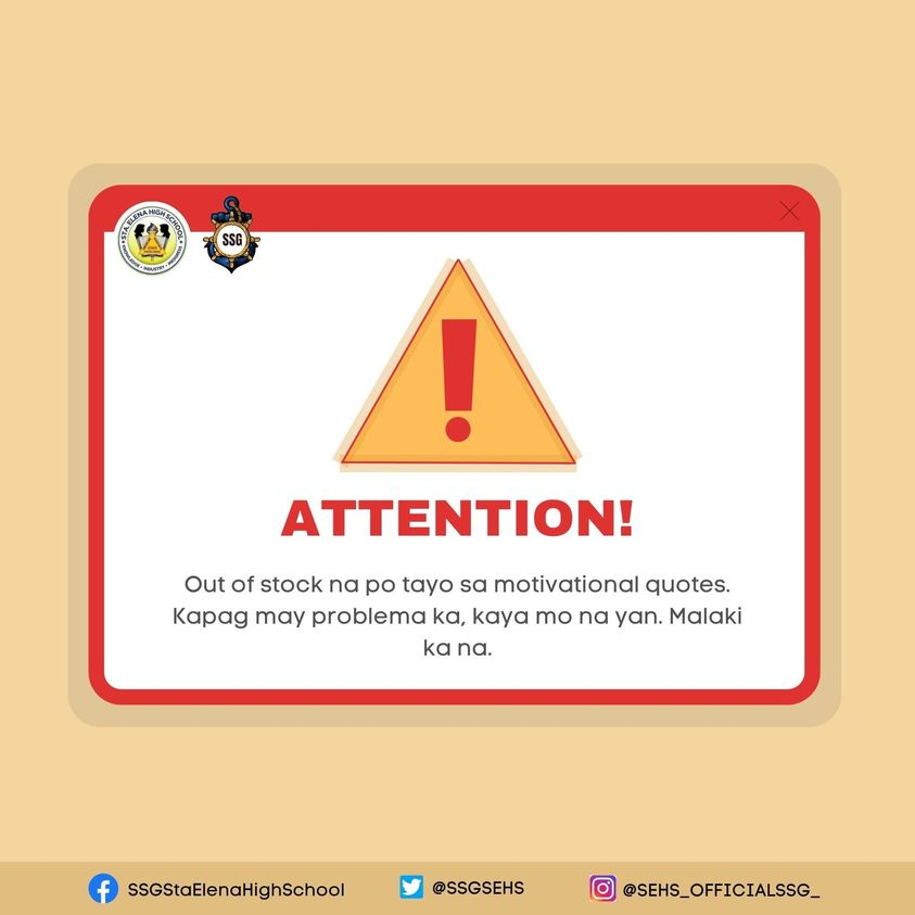 SSLGSEHS's tweet photo. Keribells niyo na yan HAHAHA!! 😽
Credits to @anohahaxd on Twitter for this tweet!
#MundaneMonday #SSGSEHS https://t.co/btpFSEFLQo