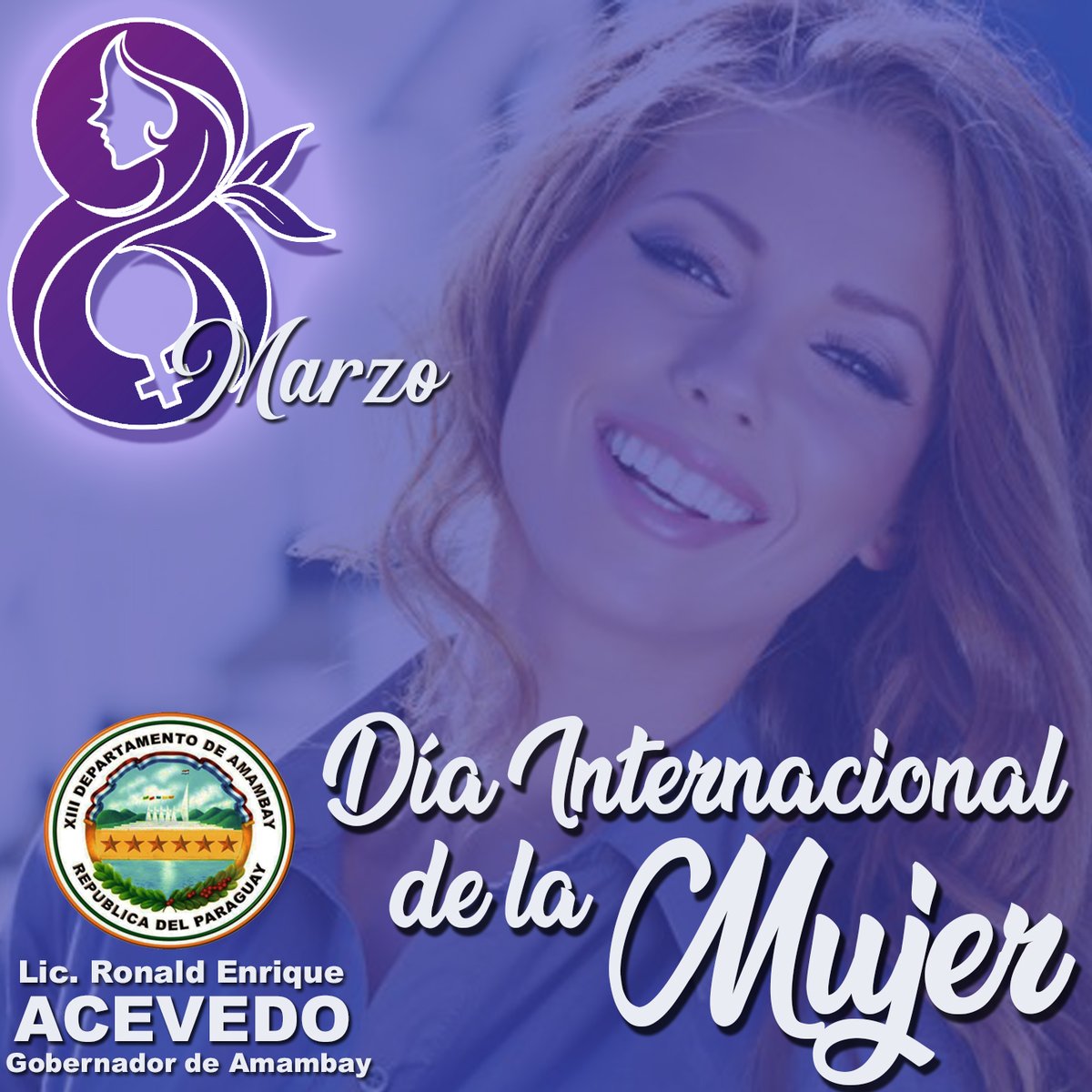 AmambayDe's tweet photo. 🌹 Hoy recordamos el "Día Internacional de la #Mujer"
🎉 Felicidades a todas las valientes, soñadoras, creativas, emprendedoras, apasionadas, inteligentes y bellas mujeres.
#VamosparaAdelante https://t.co/8qJkX8rSNc