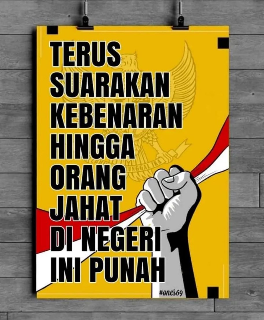 TrikoraDwikora's tweet photo. Viralkan 
Kebenaran pasti menang !
Thruth conquers all things ! https://t.co/mwaK82CjeC