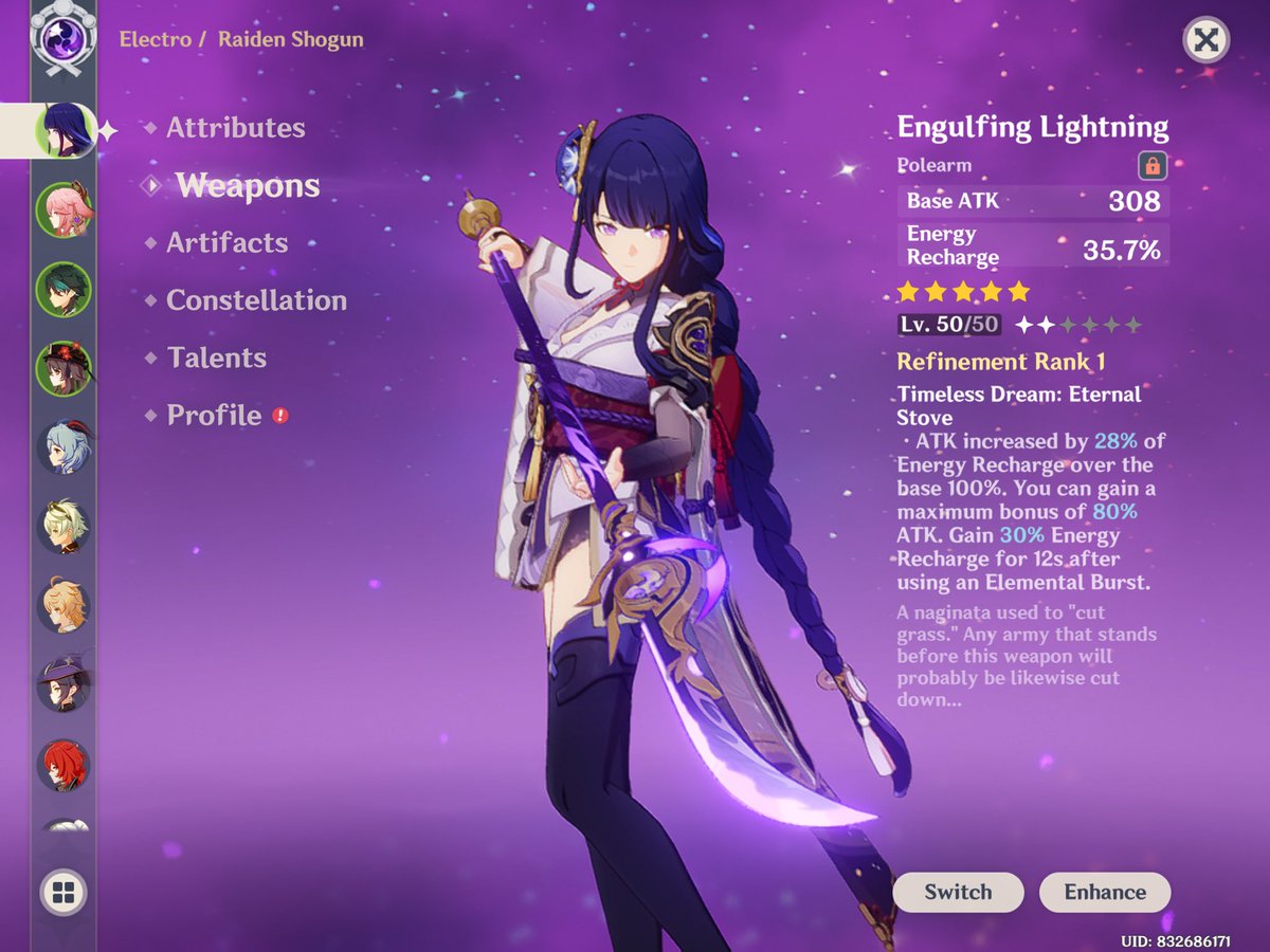 hiraimocchi's tweet photo. Thank you for this wonderful gift. ๐ญ๐ #RaidenEi #genshinimpact #engulfinglightning https://t.co/c0dtY9EnBd