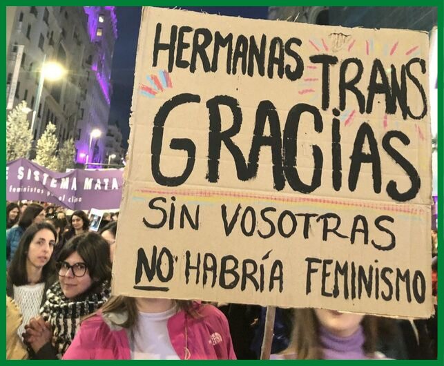 Mjarlop's tweet photo. Feminismo inclusivo siempre https://t.co/yq4TOqSdiu