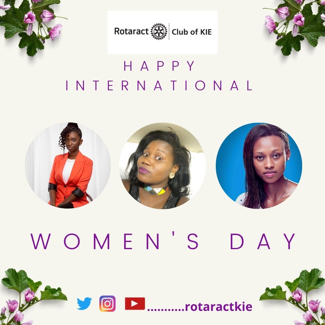 RotaractKIE's tweet photo. We've had our fair share of extraordinary female rotaractors for over 17yrs. Today on #IWD2022 we celebrate our female rotaractors from #RCKIE and @Rotaract250 for their selfless efforts in improving the lives of ppl in their communities
#HappyWomensDay
#ImagineRotary https://t.co/l8feqS8bvd