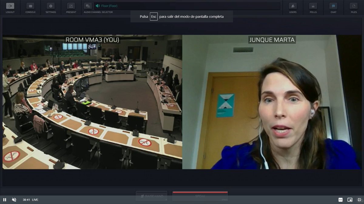 TimeUseInit's tweet photo. .@MartaJunque: "work-life balance has been an EU policy goal for many years. Although gender equality has been increasing in the EU over the past few decades"
#InternationalWomensDay 
#UnionForEquality https://t.co/v2zStnLnq8