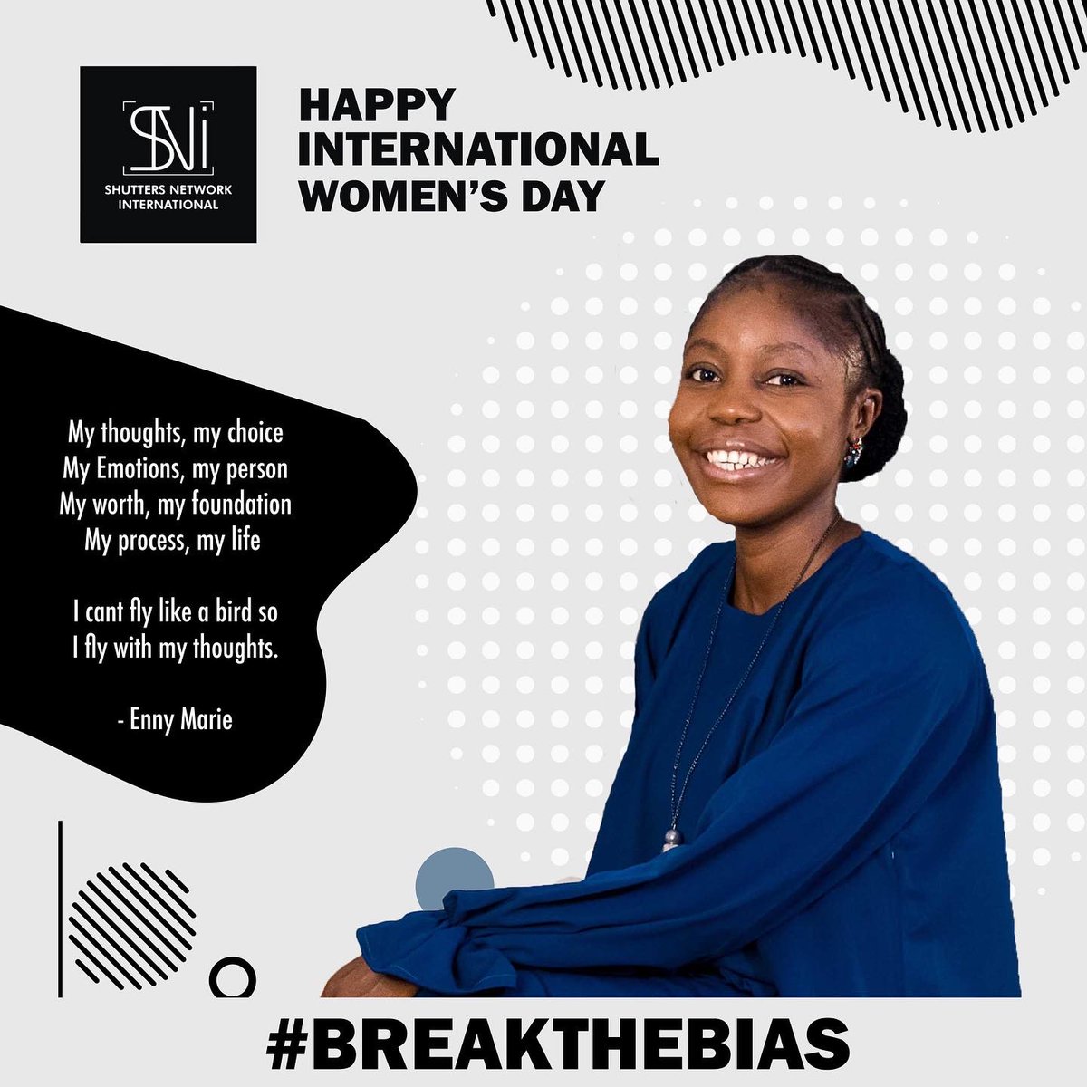 ShuttersNetwork's tweet photo. Happy international womens day to y’all. 
#iwd #internationalwomensday #womensday #sni #shuttersnetwork #shuttersnetworkinternational https://t.co/cTkKEvQ1u5
