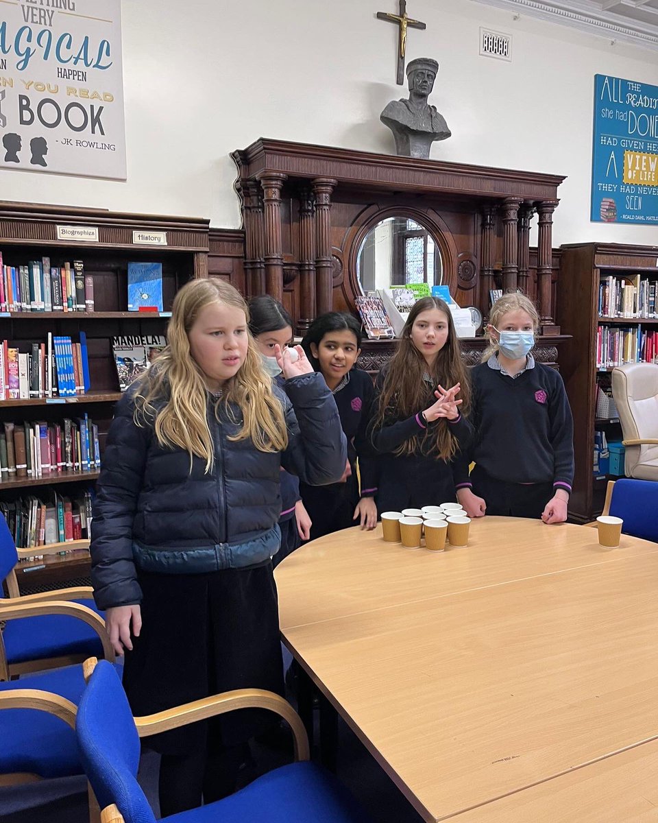 morehouseschool's tweet photo. We’ve had a fantastic start to this week’s themed week… Sport Week. Our PE department has a week of fun activities planned. We began with cup pong and some great efforts at our Sports Book of Records. #sport #bookofrecords #newrecords #cuppong #activity https://t.co/btm6PUp1nY