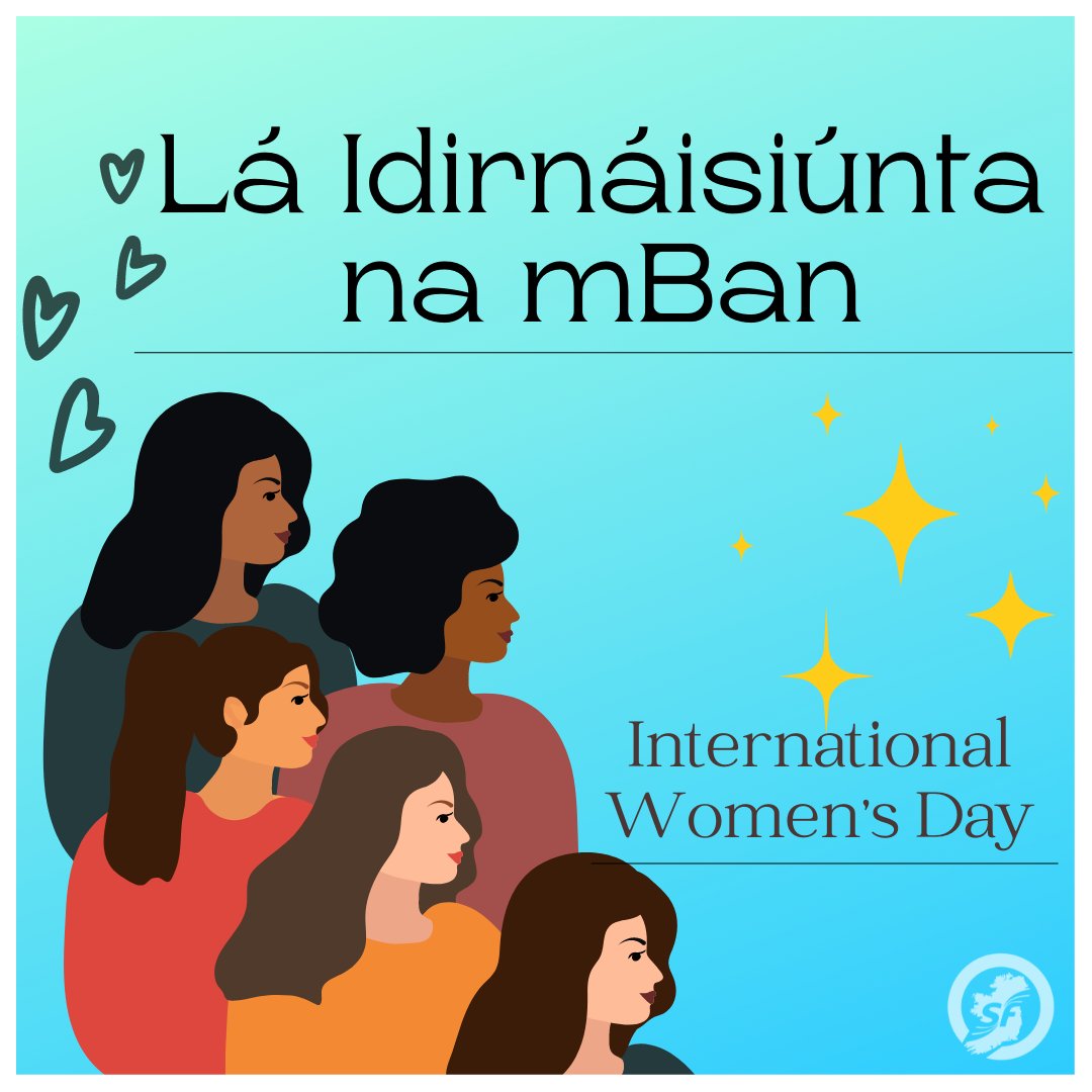 sinnfeinireland's tweet image. ✨Happy International Women's Day! Lá Idirnáisiúnta na mBan sona daoibh💖

✅Sinn Féin has the biggest female representation out of any other political party. Join the campaign for change and full equality.
👉Join Sinn Féin today: sinnfein.ie/join 

#IWD2020 #Time4Change
