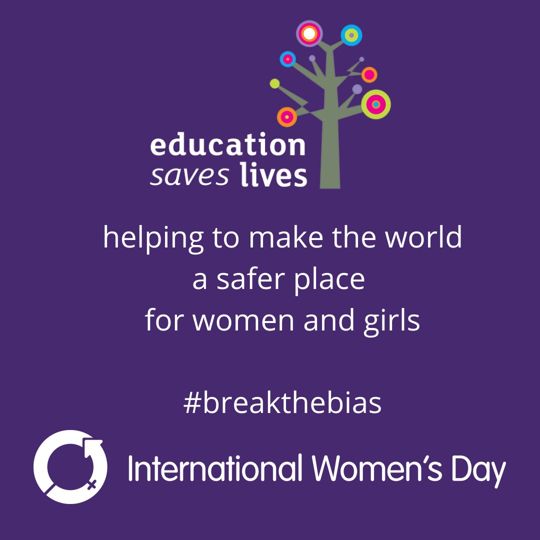 It's #InternationalWomensDay2022 and today, like everyday, we're working with partners all over the world to make the world a safer place for girls and women. 
#breakthebias #IWD2022