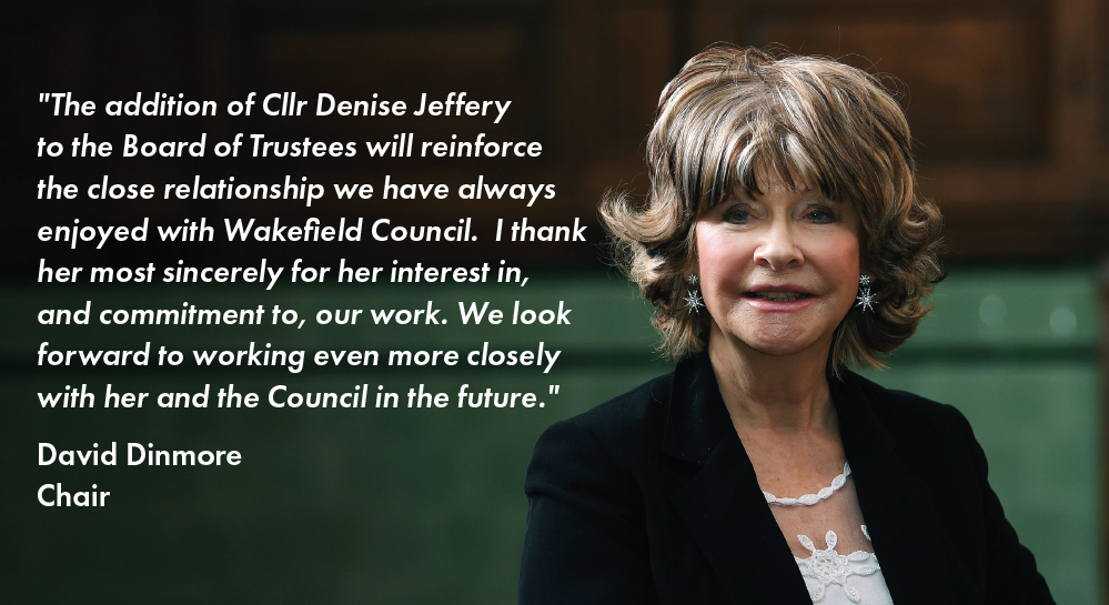 wakefield_cf's tweet image. On #IWD22 we are delighted to celebrate Cllr Denise Jeffery as our newest trustee. With a long-term commitment to politics and as Leader of Wakefield Council, Cllr Jeffery brings a wealth of knowledge to her new role with us.