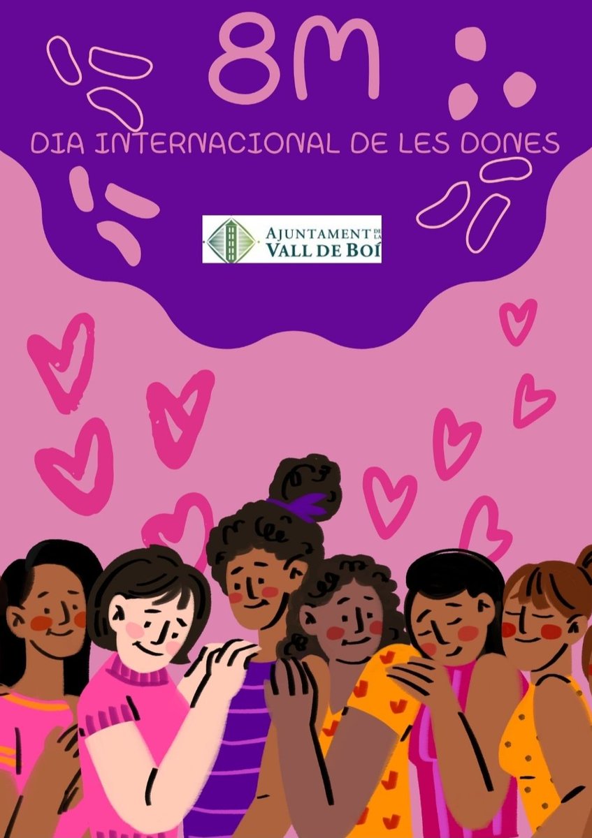 Des de l'Ajuntament de la Vall de Boí ens sumem a la commemoració del #DiaInternacionaldelesDones #8M2022 #NormalitatFeminista