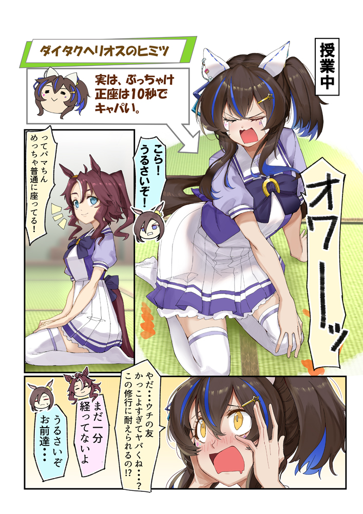 ウマ娘漫画 ダイタクヘリオスのヒミツ 