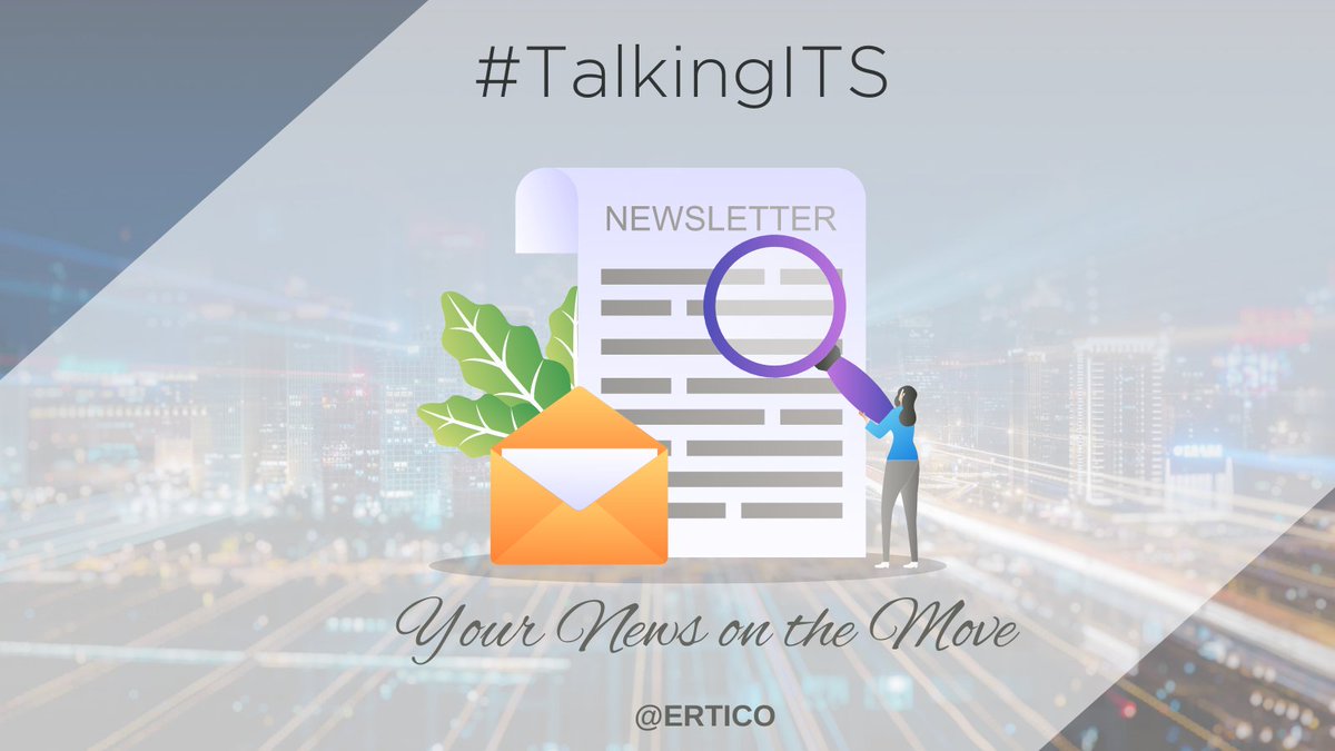 ⏰Tomorrow we will share some of the latest news #TalkingITS 📰 Are you interested in the development of #MaaS #CCAM or Clean and Urban #Mobility? Sign up to our fortnightly newsletter - Your News on the Move📩ertico.com/gdpr/