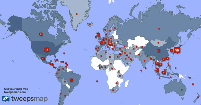 I have 96 new followers from Singapore, and more last week. See https://t.co/oeQIdmyzC7 