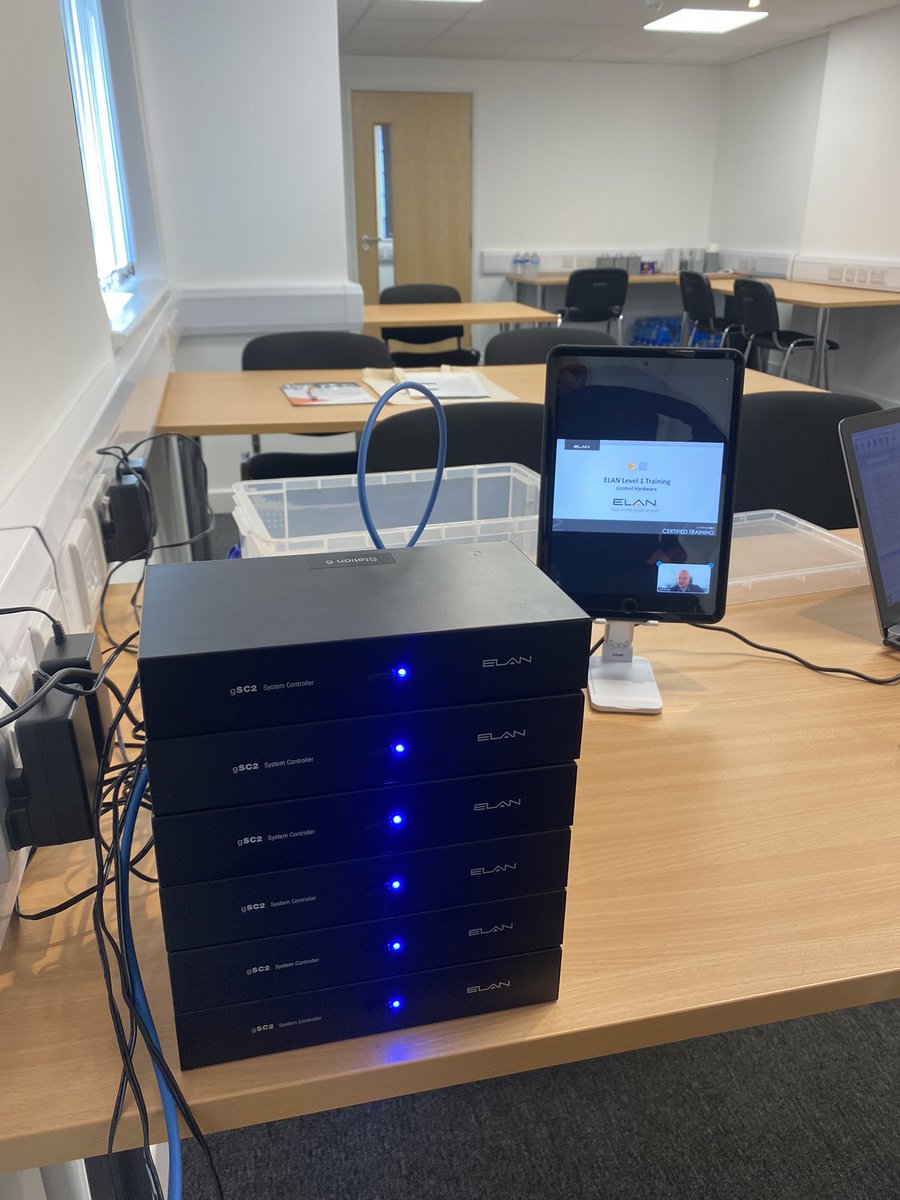 We run our @elancontrol training online every month alongside our classroom based courses. 6 new dealers starting their Elan journey today programming virtually @NortekControl <a href="/CEDIA_EMEA/">CEDIA EMEA</a> <a href="/Install_Mag/">Essential Install</a> <a href="/Alltrade_Ltd/">ALLTRADE</a>