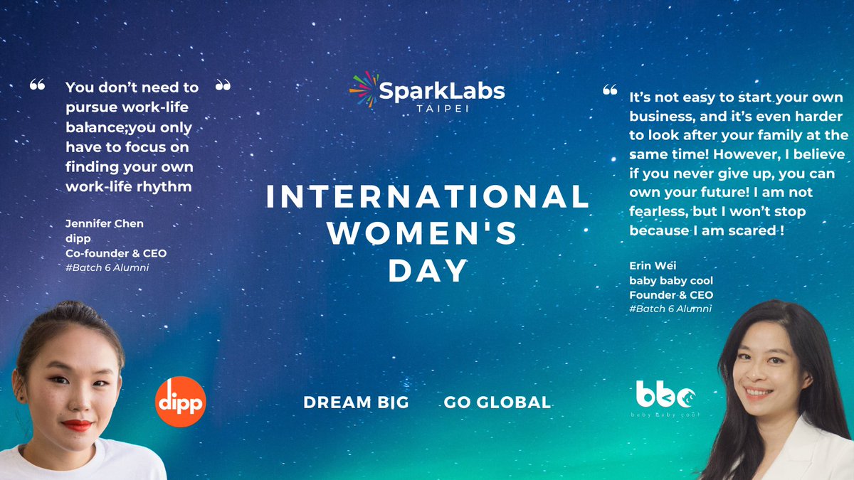 💃 Happy International Women’s Day! 

SparkLabs Family would like to invite all of you to celebrate the extraordinary achievements of brilliant female entrepreneurs!  👉 Join us sparklabstaipei.com/career #HappyWomensDay #WomensDay #startups