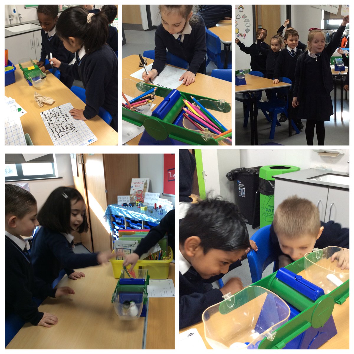 MrsDulwich's tweet photo. A busy morning investigating mass (heavy and lighter) using balance scales. https://t.co/cKeR1Rutwt