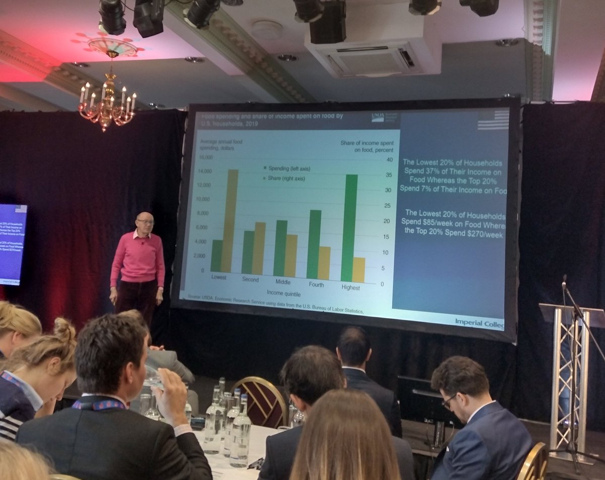NuffieldFarming's tweet photo. Wow. @ProfDavidHughes on challenges to food production, supply and future of retailing.
Key message - this will be one of the most volatile and difficult times in recent history.
We will need to rise to that challenge #nuffieldCSC https://t.co/VYmZDAN7O0