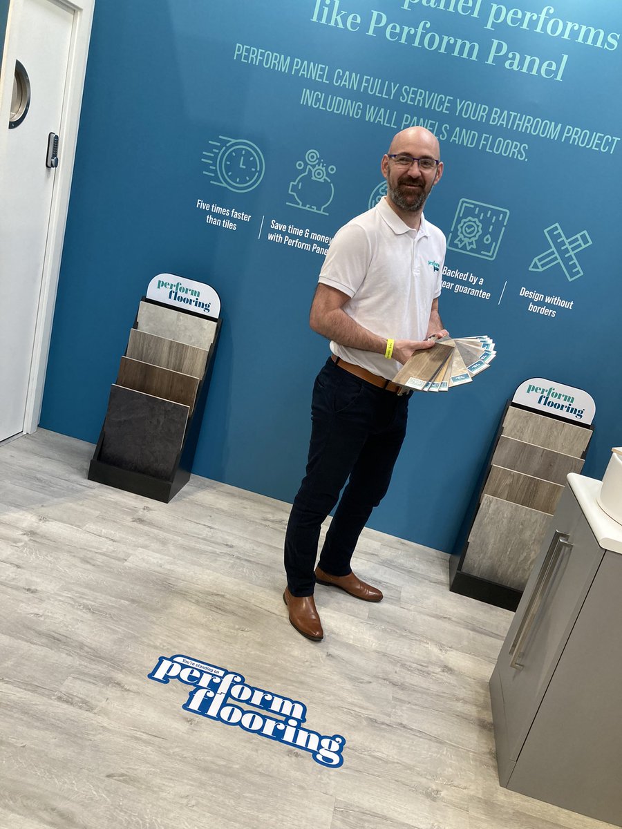 PerformPanel's tweet photo. Pop over to stand D56 to learn more about our brand new range of Perform Flooring @kbb_birmingham #performpanel #kbb2022 #performflooring https://t.co/5Ic2fd4ylF