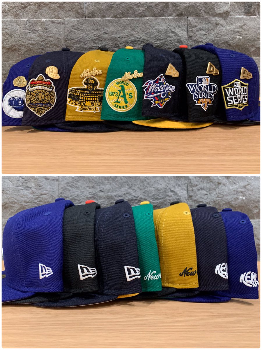 NewEraOsaka's tweet photo. 明日発売！
【59FIFTY Logo History】
キャップとピンズのデザインでNEW ERA、MLBそれぞれの歴史を感じることができるシリーズ。
フラッグロゴもピンズと同じデザインで刺繍されています！
#ニューエラ大阪 #心斎橋 https://t.co/DebsiwH8I5