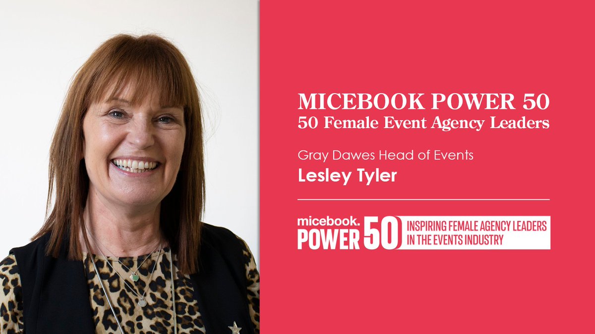 We're celebrating International Women's Day a little more than usual today. We're excited to announced that our Head of Events, Lesley Tyler has been included in the Micebook Power 50; a celebration of 50 Female Events Agency leaders. 

Find out more: micebook.com/portfolio/powe…