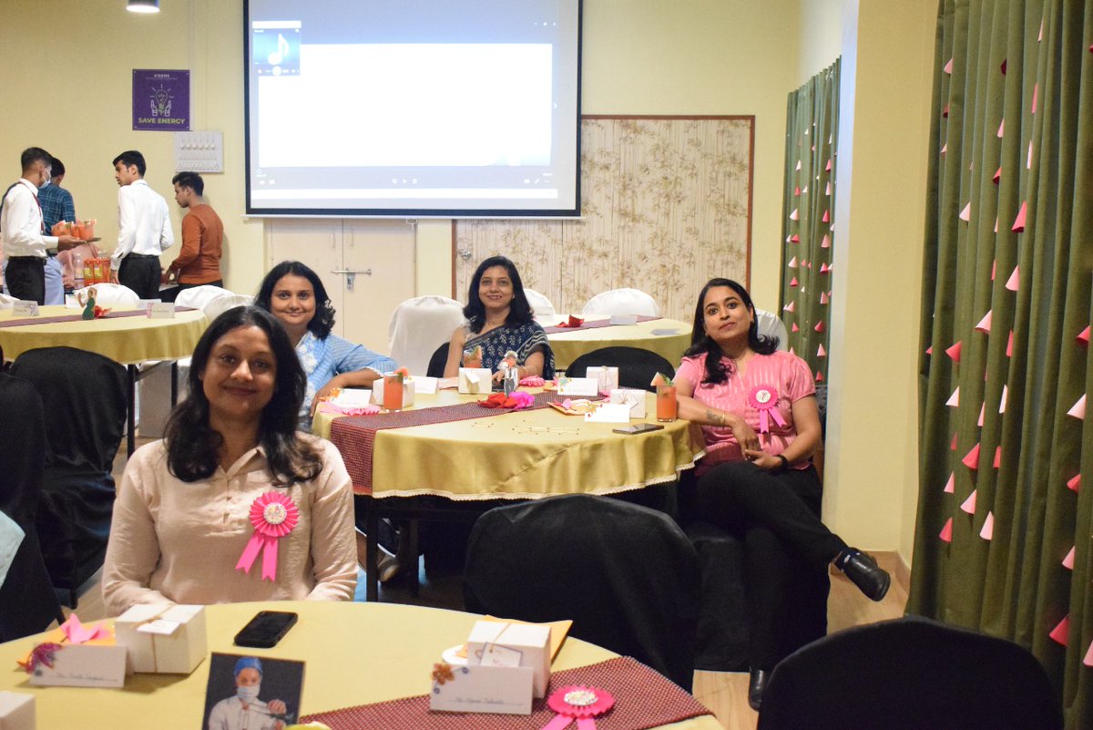 AISSMS_CHMCT's tweet photo. Todays women changes hats and roles very often as she tries to conquer the new horizons and uncharted territories.
A Grand celebration of International Women's Day at #aissmschmct. A big thank you to all the male faculty for a wonderful experience and memories. #womensday2022 https://t.co/gAakeuOlhY