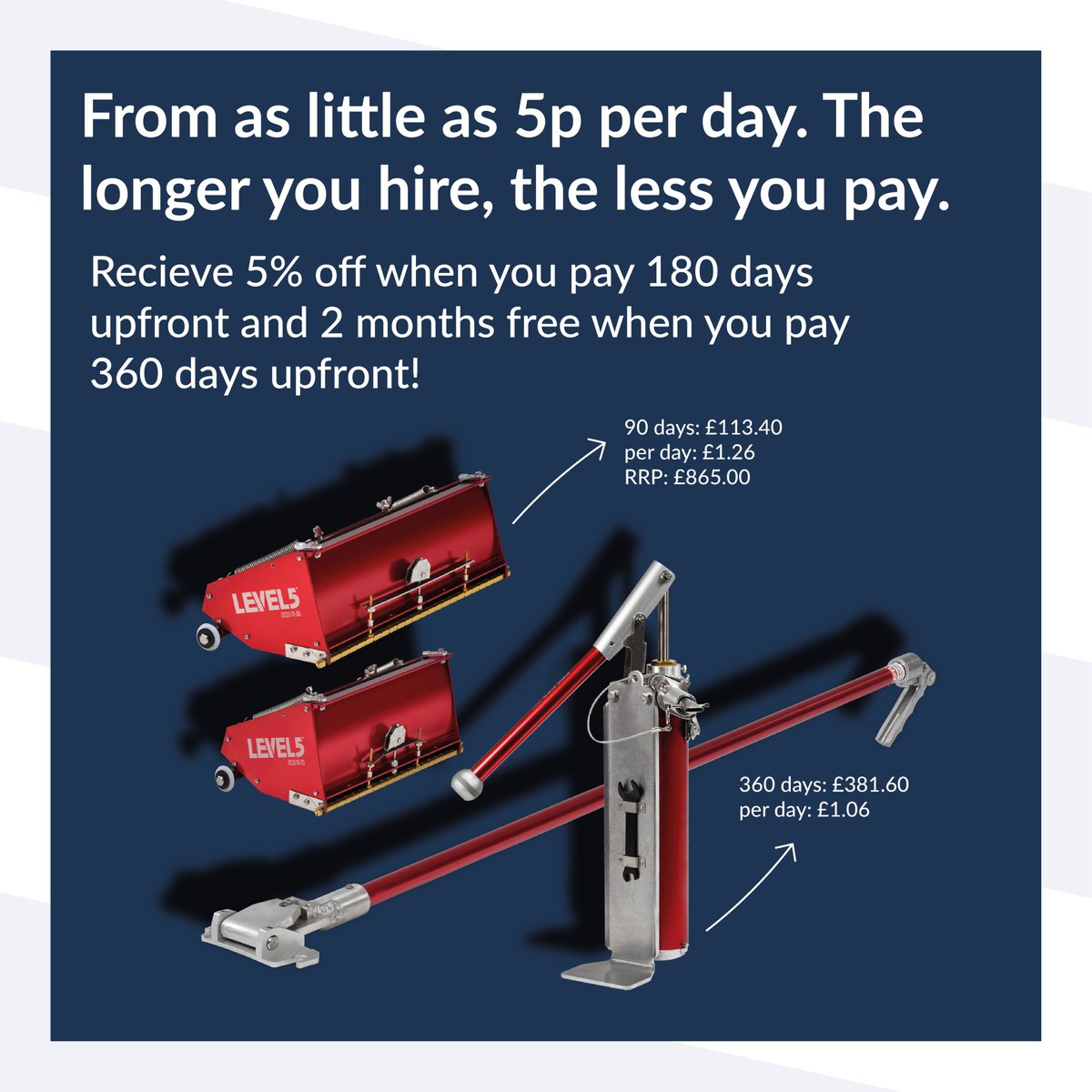 Gypsumtools's tweet image. If you&apos;ve never tried automatic taping tools before, have you considered hiring? Simply choose the tools you&apos;d like to trial &amp;amp; return it back to us once you&apos;re done! 
We&apos;ve just updated our Level 5 hiring catalogue👇 
bit.ly/3Mr488L
#automatictapingtools #level5 #drywall