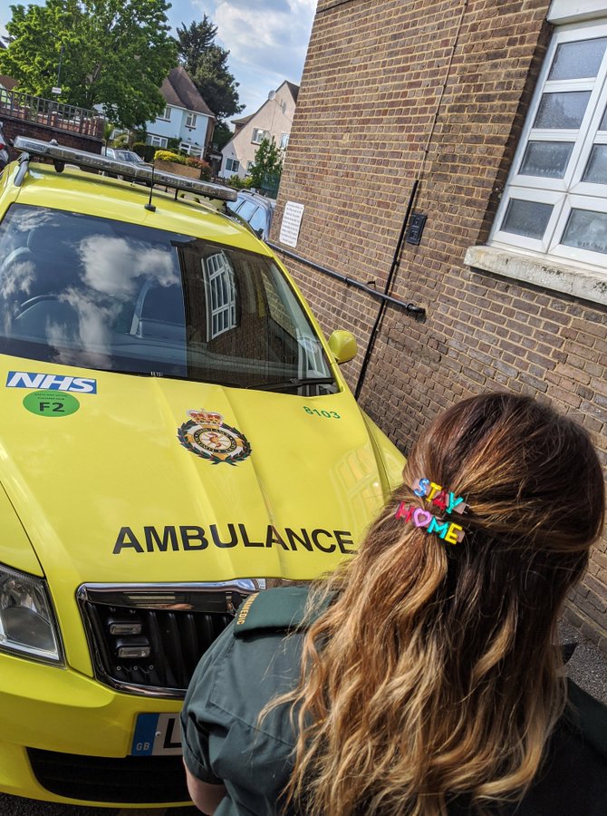 LAS_NorthWest's tweet photo. We have an almost 50/50 split in the LAS, which used to be for “ambulancemen”...now we do the same job and pass the same assessments. To all the women in the NHS and Emergency Services, happy #InternationalWomensDay 💪💅 https://t.co/ssbg37Z7F1