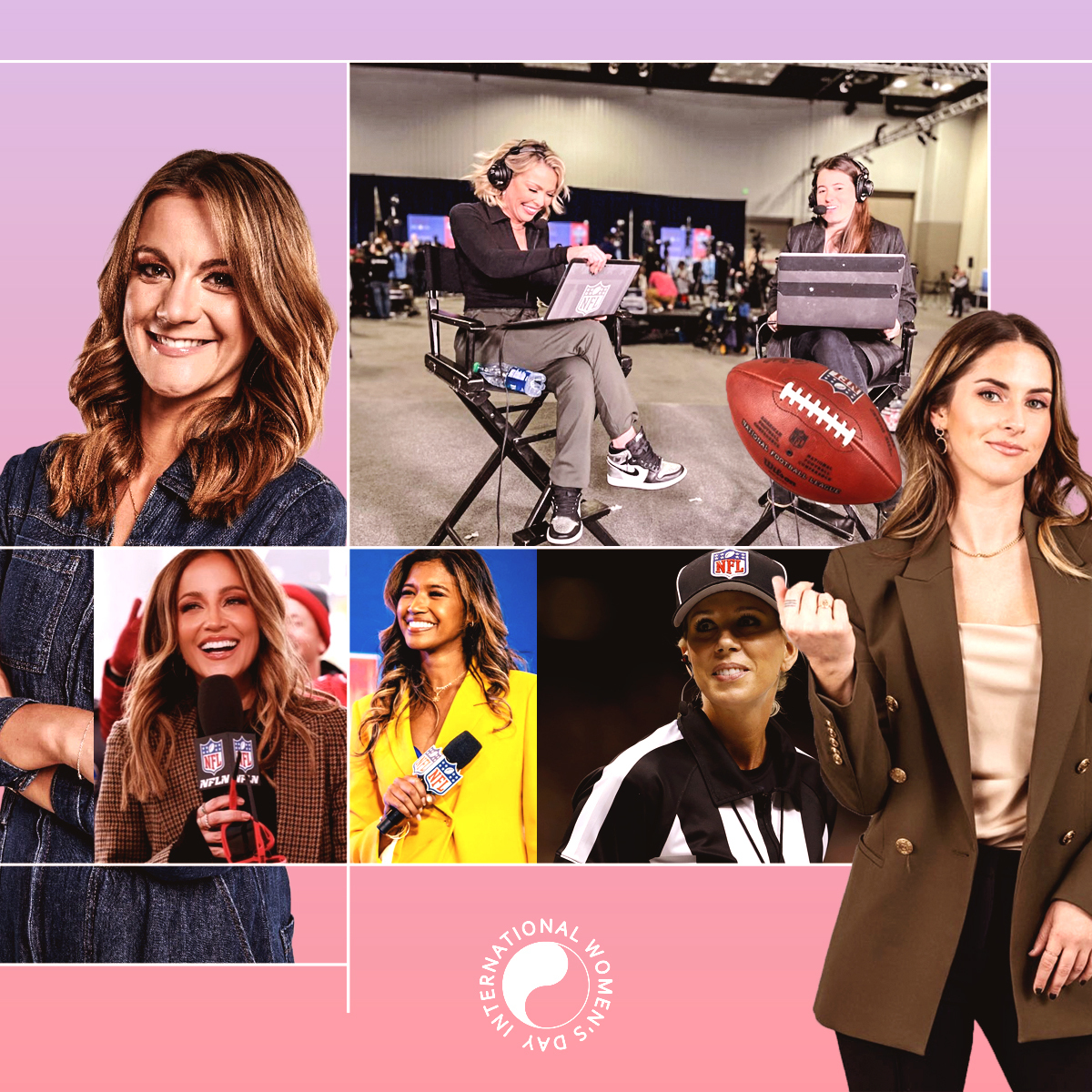 NFLUKIRE's tweet photo. Women in the NFL appreciation post.

Thank you for being an inspiration to females of all ages that love 🏈.

#IWD https://t.co/gL0iCfnGSx