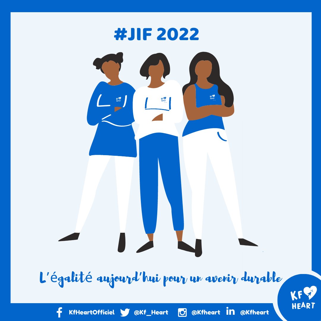 Kf_Heart's tweet photo. Aujourd'hui nous célébrons la Journée Internationale des Droits de la Femme (JIF) sous le thème "L'égalité aujourd'hui pour un avenir durable".

Nous souhaitons une bonne journée à toutes les femmes 💙
#JIF2022 #Equalité #Avenir #KFHeart #KFCelebratesWomen https://t.co/NhTjlpYdfR