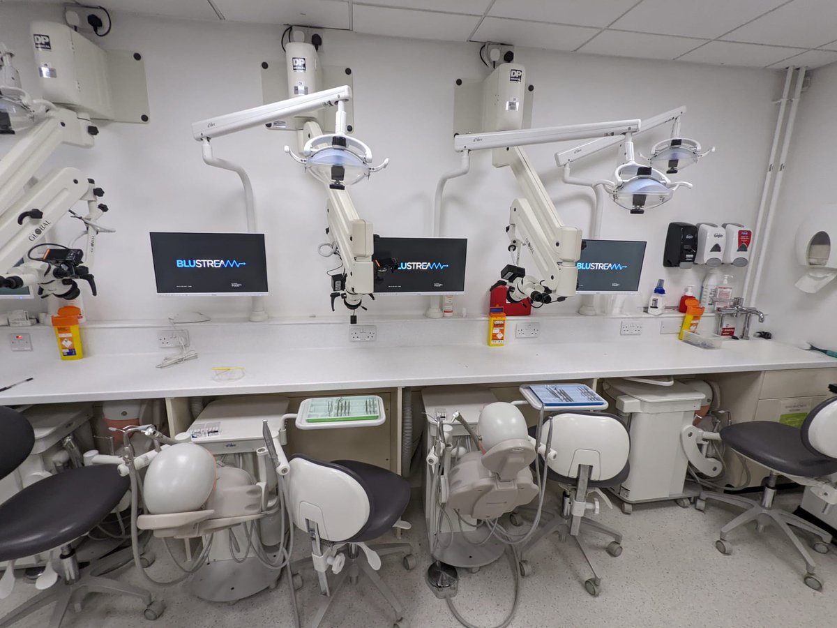 Blustream_HDBT's tweet photo. Great Blustream Video over IP project at the Dental School within St. Georges University Hospital, London. 

Multicast UHD from Blustream delivers virtually latency free distribution of 4K HDMI video over a 1GB Network switch. Also delivers IR, RS-232 and USB / KVM! @Install_Mag https://t.co/p1klMCTCyH