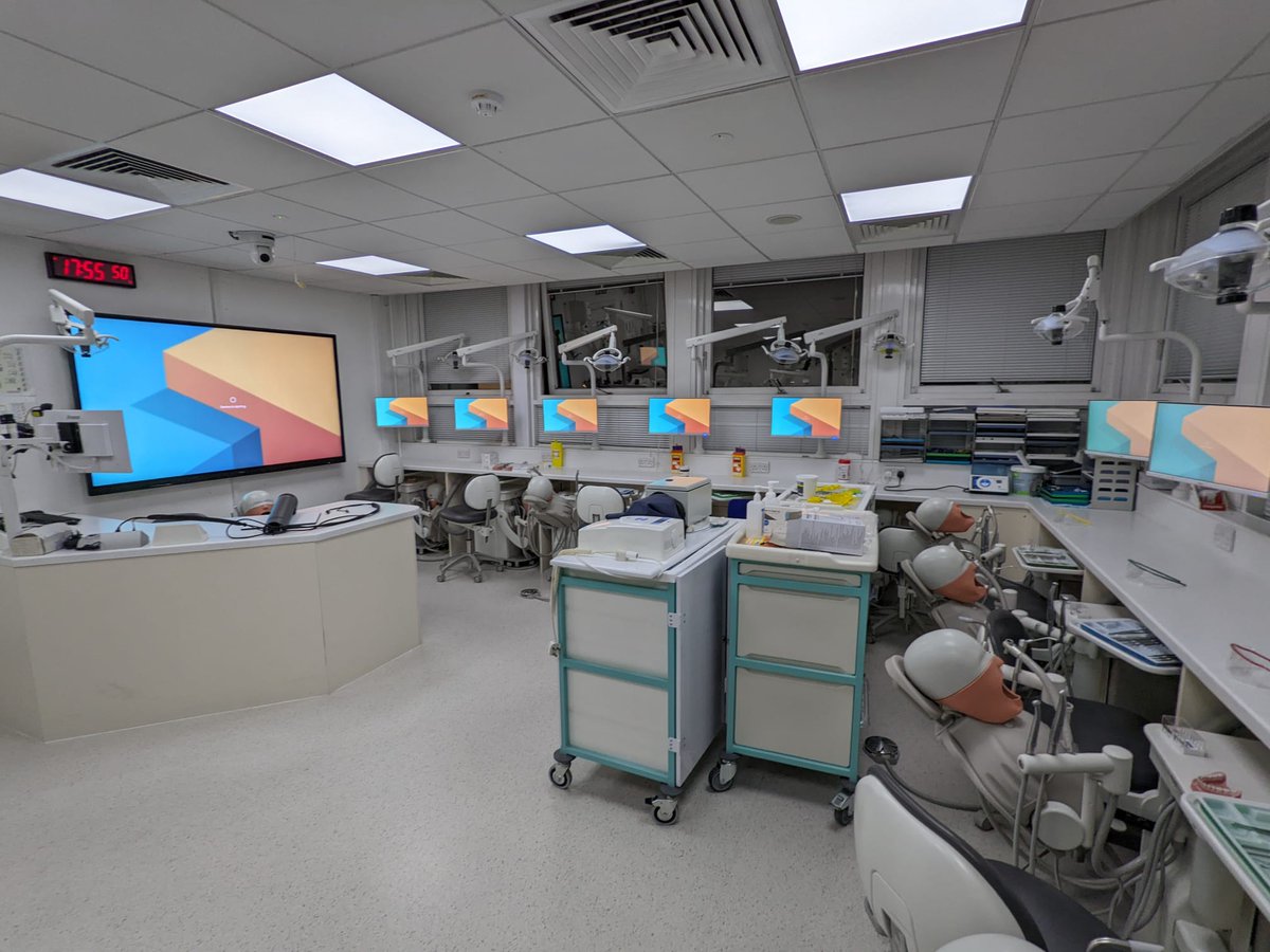 Blustream_HDBT's tweet photo. Great Blustream Video over IP project at the Dental School within St. Georges University Hospital, London. 

Multicast UHD from Blustream delivers virtually latency free distribution of 4K HDMI video over a 1GB Network switch. Also delivers IR, RS-232 and USB / KVM! @Install_Mag https://t.co/p1klMCTCyH