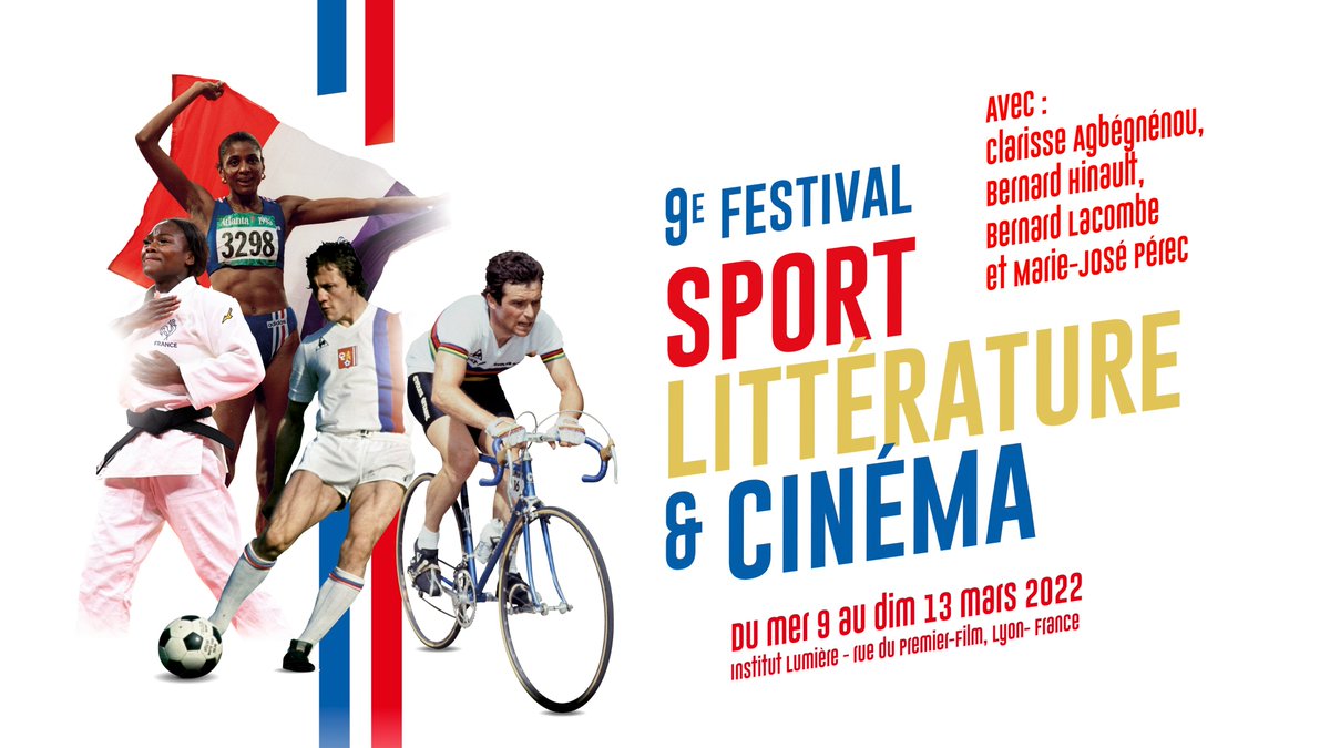 J-1 avant l'ouverture de la 9e ed. de #SportLittératureEtCinéma ! À 24h du grand lancement, une pensée particulière à nos fidèles partenaires qui permettent à cette manifestation d'être une grande fête : <a href="/cic/">CIC</a> <a href="/OL/">Olympique Lyonnais</a> <a href="/canalplus/">CANAL+</a> <a href="/AMOS_Lyon/">AMOS_Lyon</a> <a href="/villedelyon/">Ville de Lyon</a> <a href="/lequipe/">L'Équipe</a> <a href="/sofoot/">SO FOOT</a> <a href="/RadioSCOOPOff/">Radio SCOOP</a>