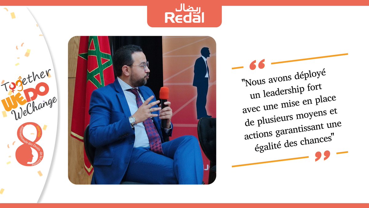 RedalOfficiel's tweet photo. Notre stratégie pour la mixité et l'égalité du genre est déclinée en plusieurs projets RH qui démontrent nos valeurs de respect envers tous nos collaborateurs
➡️Notre DRH M.@FDalil1 est présent #today pour la  cérémonie de célébration de la #JIF2022 
👉Découvrez son témoignage👇 https://t.co/9AZU1pUPMh